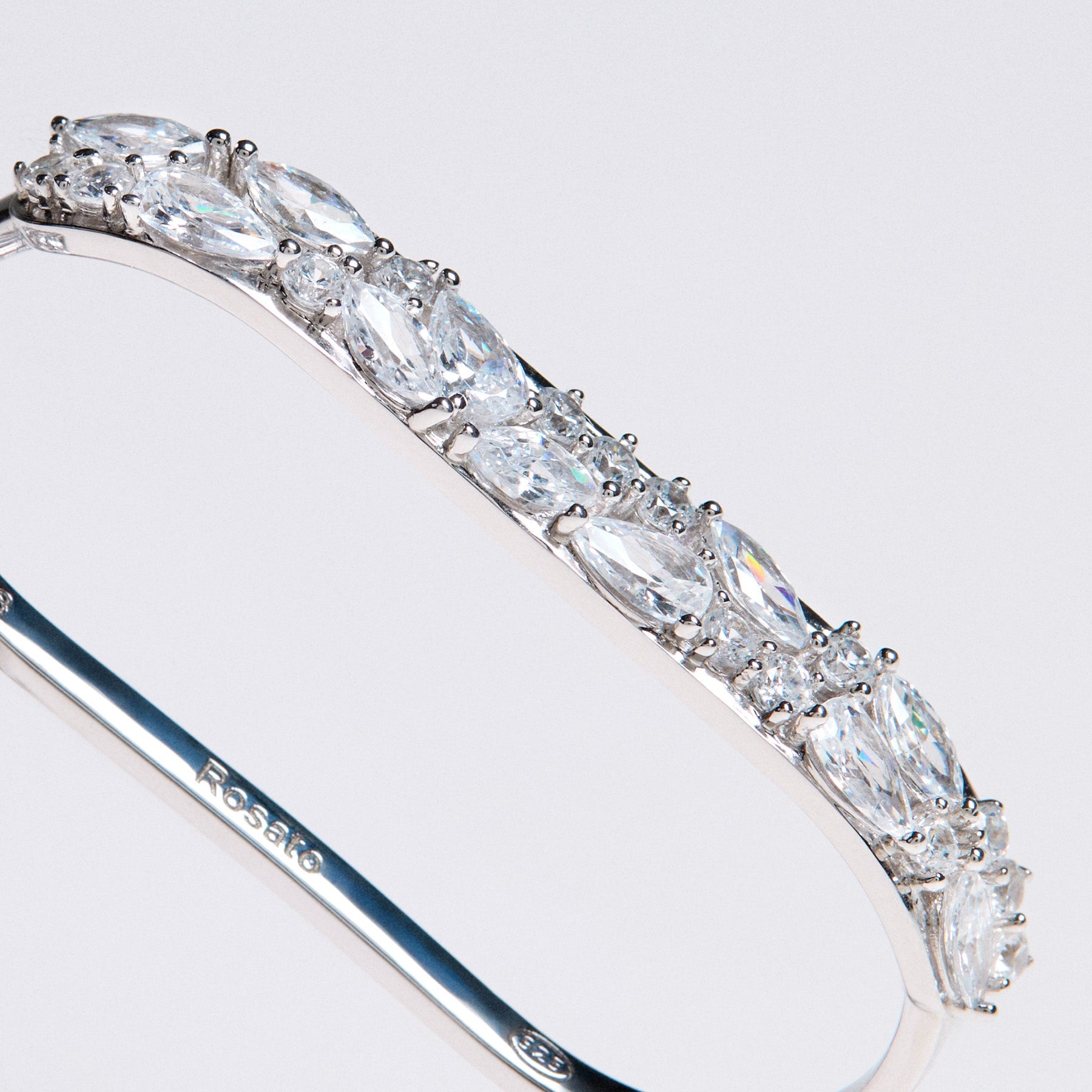 Rosato gemma Double ring - Silver