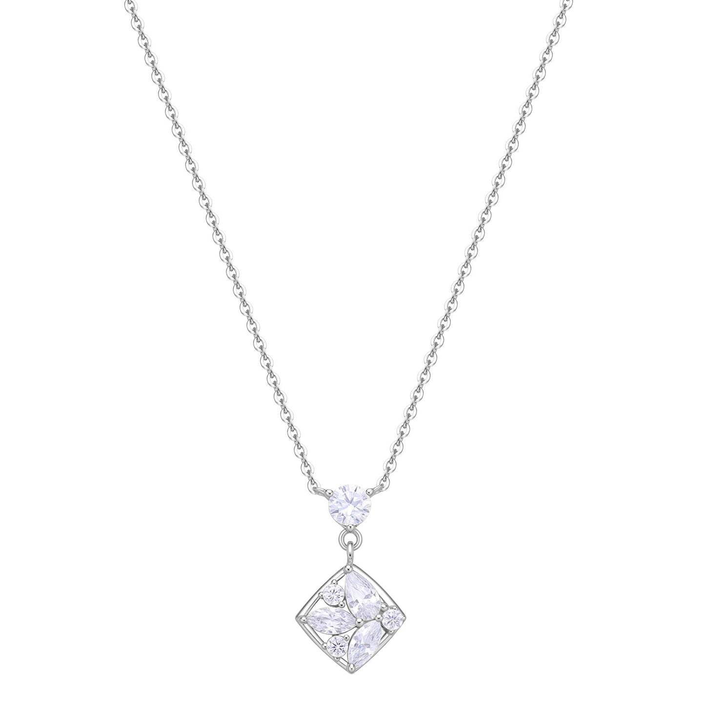 Rosato gemma short necklace - Silver