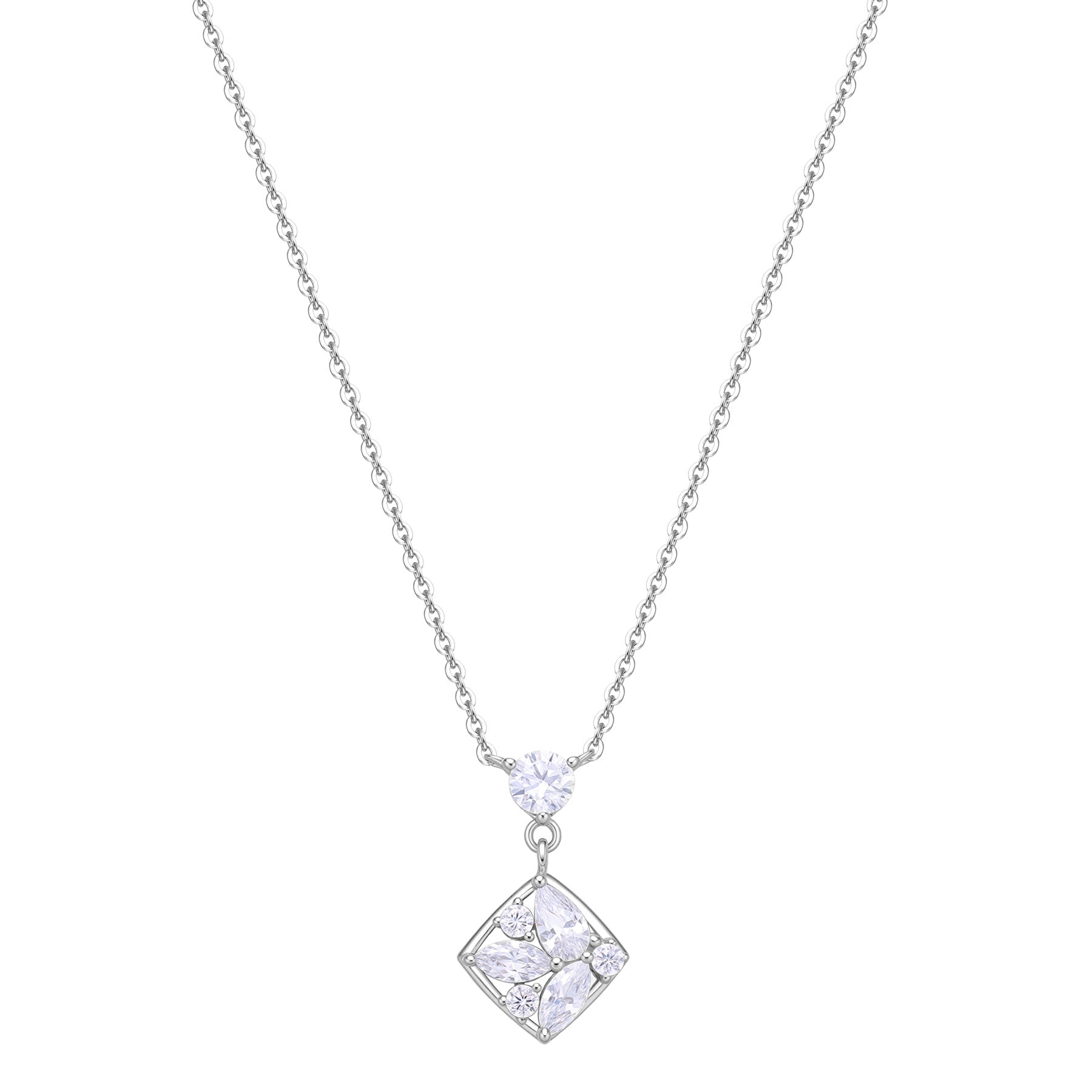 Rosato gemma short necklace - Silver