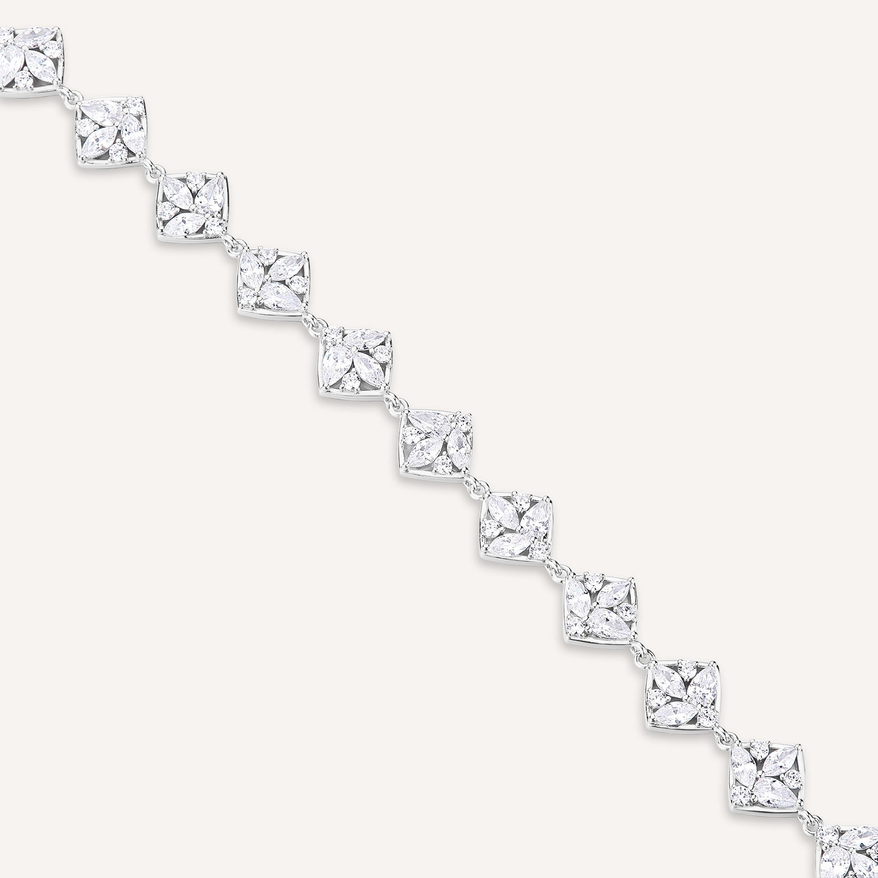 Rosato gemma Soft bracelet - Silver