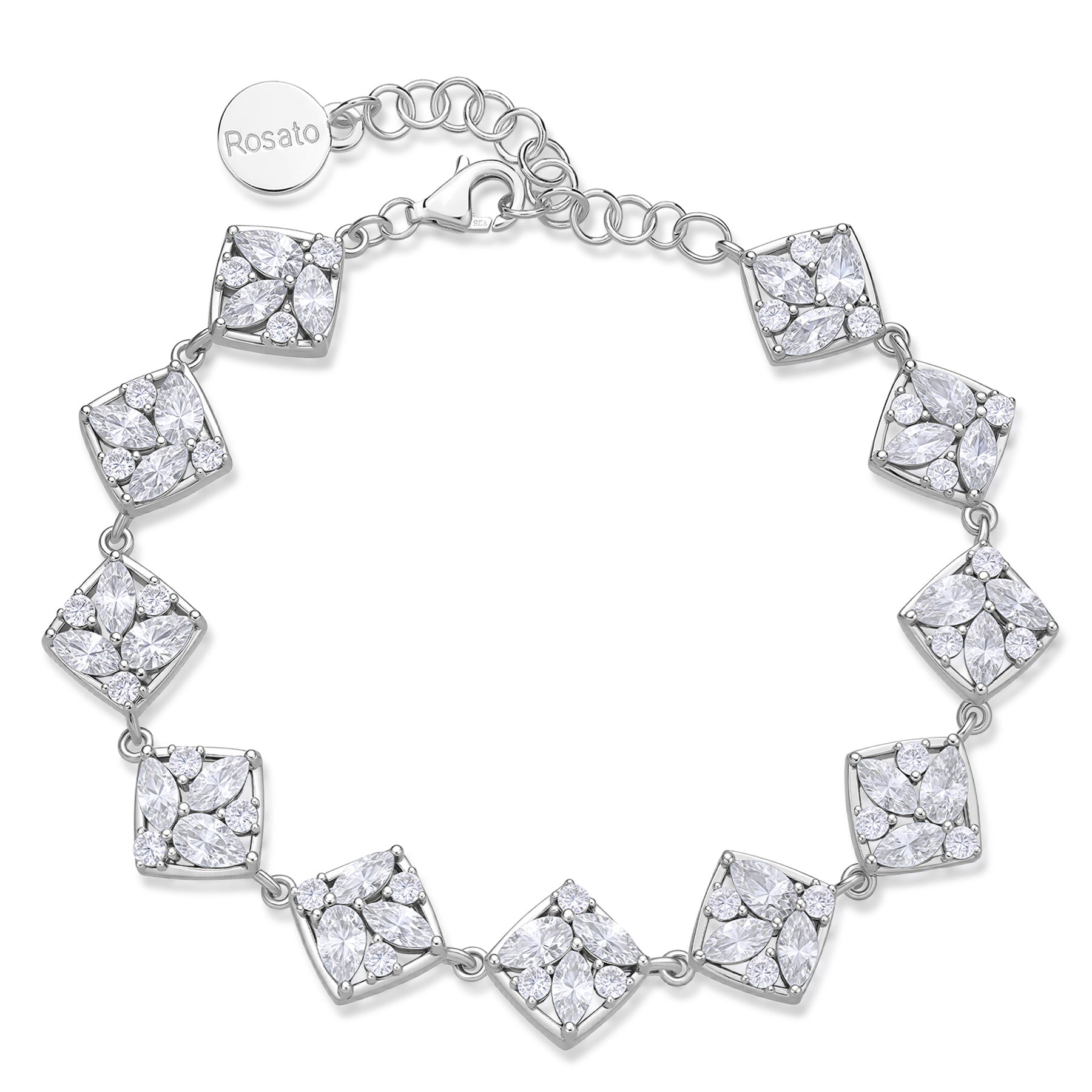 Rosato gemma Soft bracelet - Silver