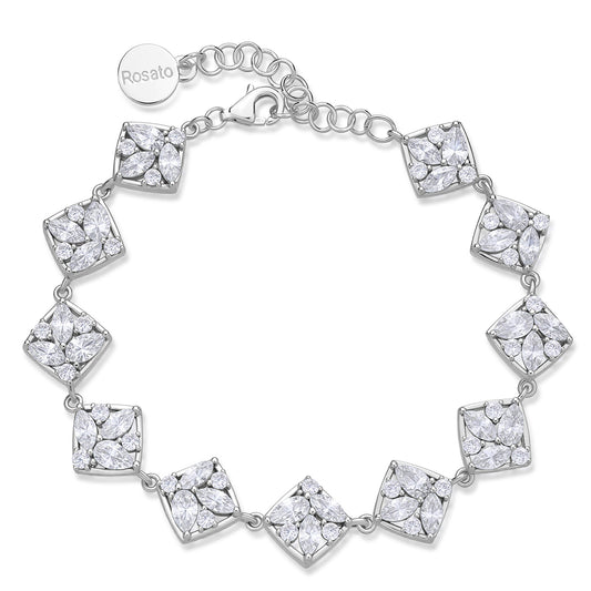 Rosato gemma Soft bracelet - Silver