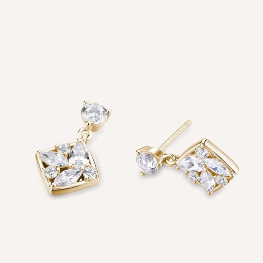 Rosato gemma Earrings - Yellow Gold