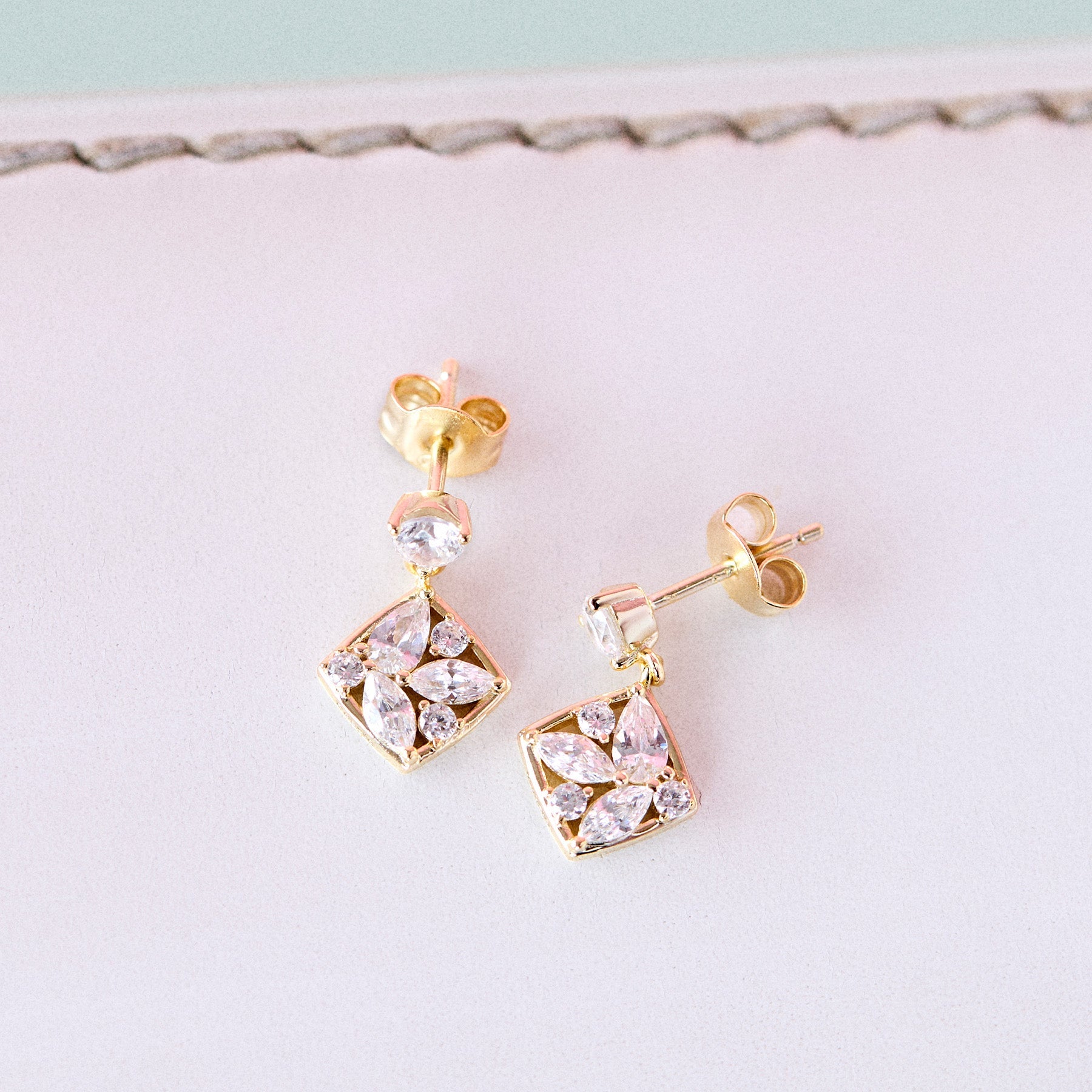 Rosato gemma Earrings - Yellow Gold