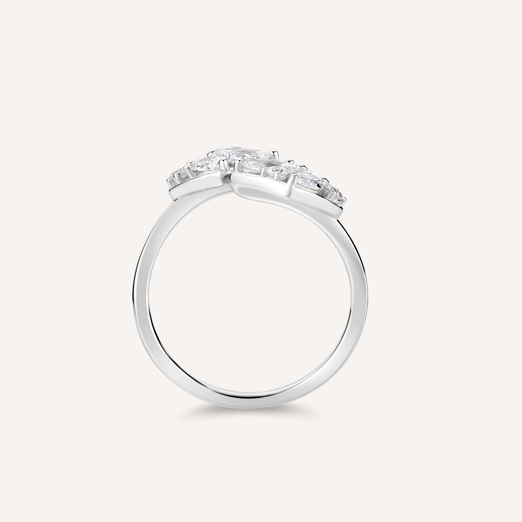 Rosato gemma Ring - Silver