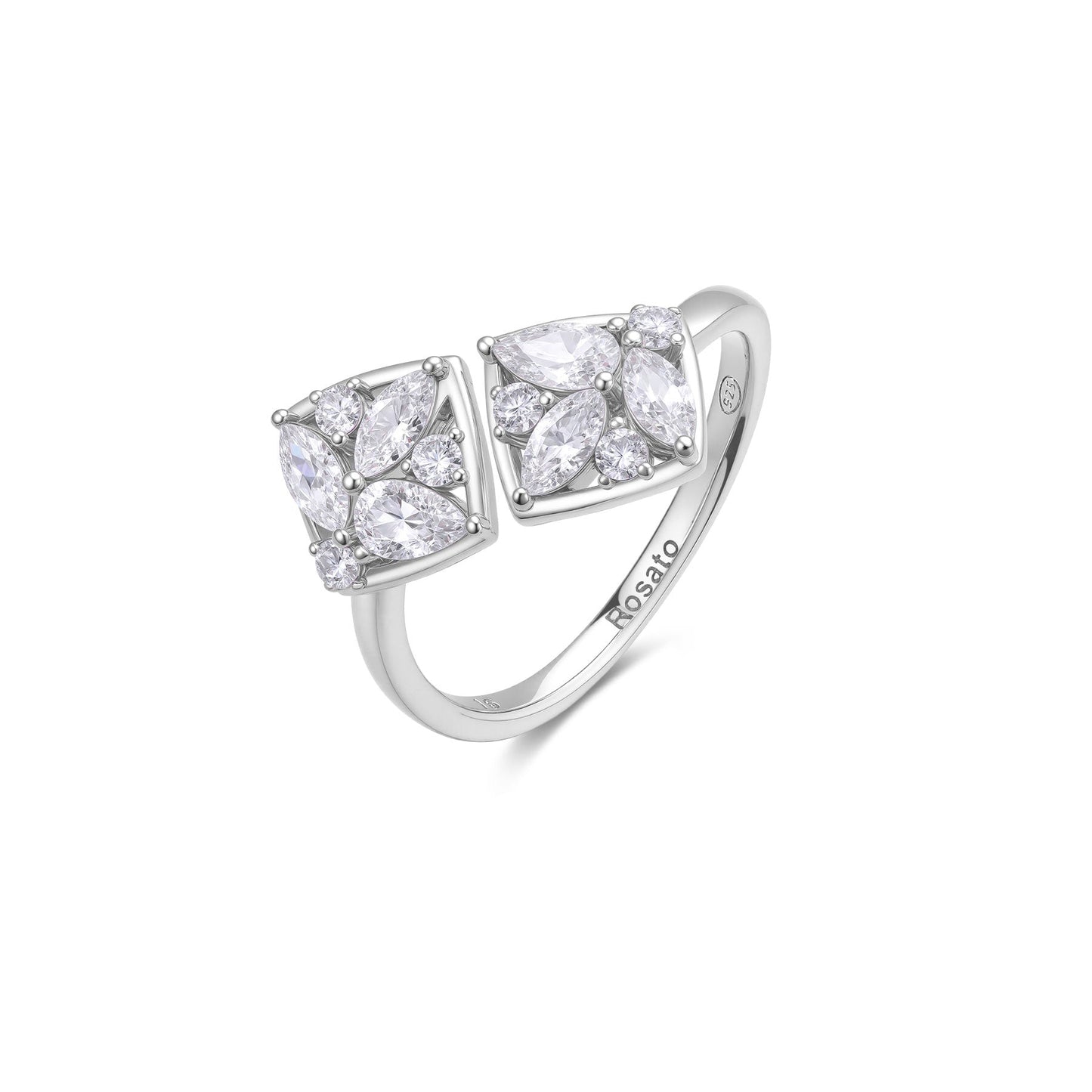 Rosato gemma Ring - Silver