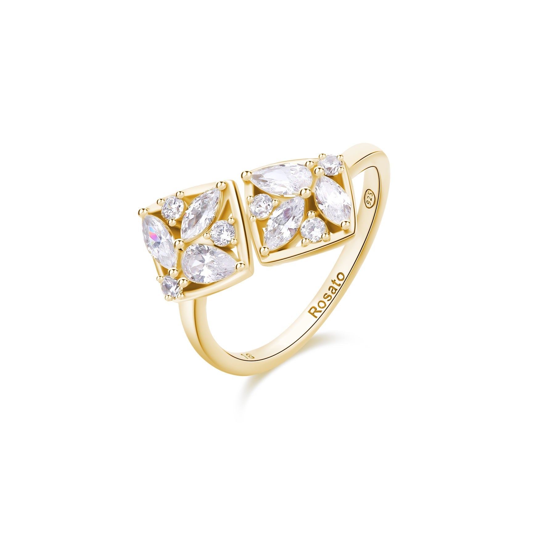 Rosato gemma Ring - Yellow Gold