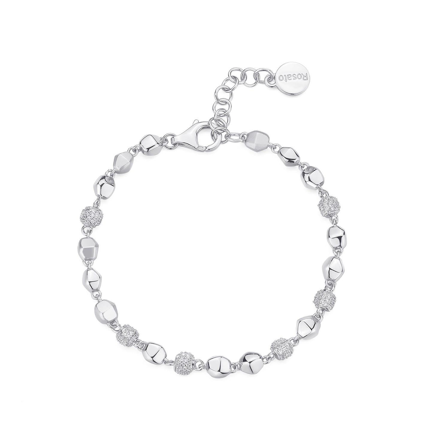 Rosato azzurra Soft bracelet - Silver