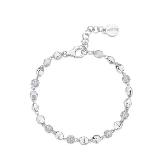 Rosato azzurra Soft bracelet - Silver