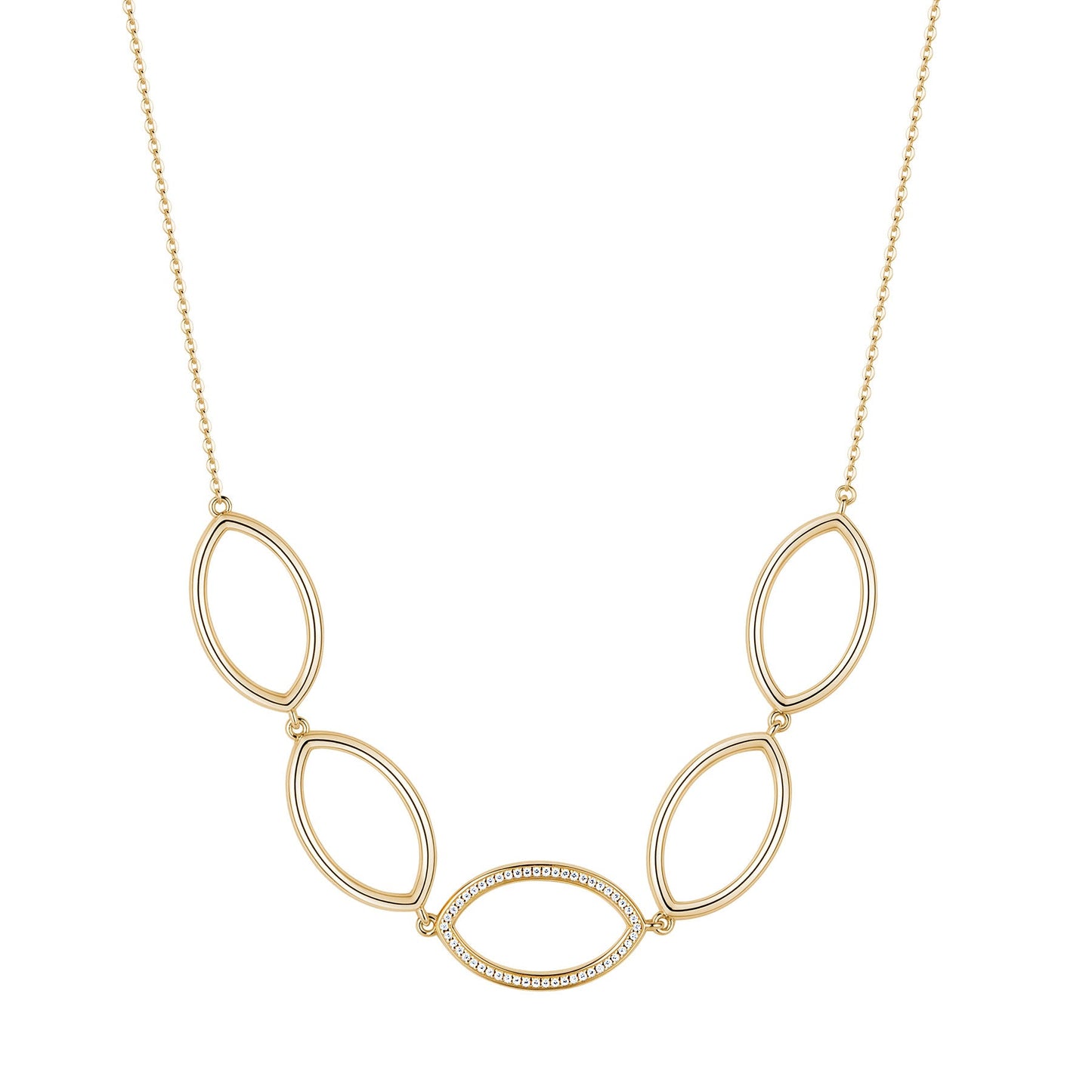 Rosato sofia short necklace - Yellow Gold