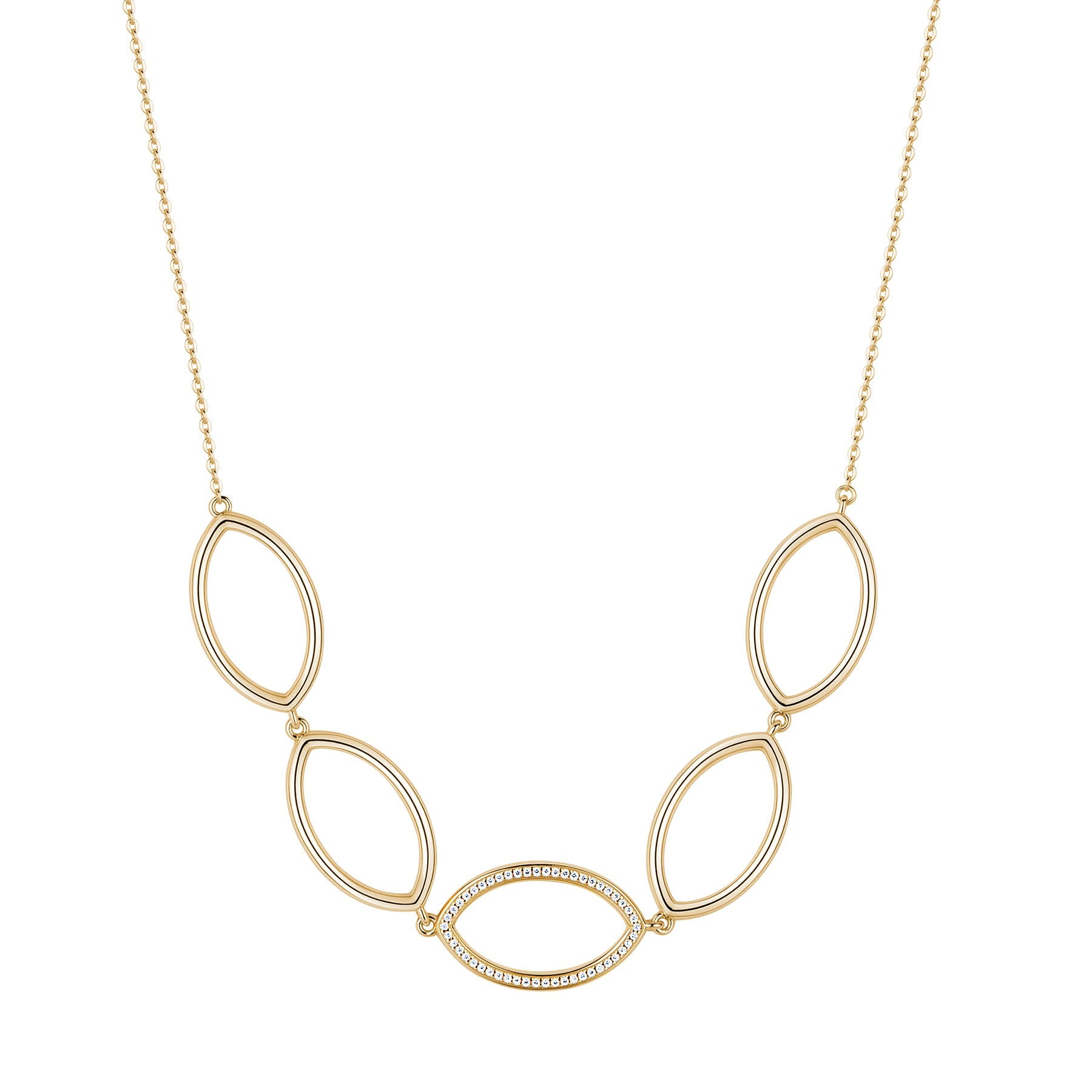 Rosato sofia short necklace - Yellow Gold