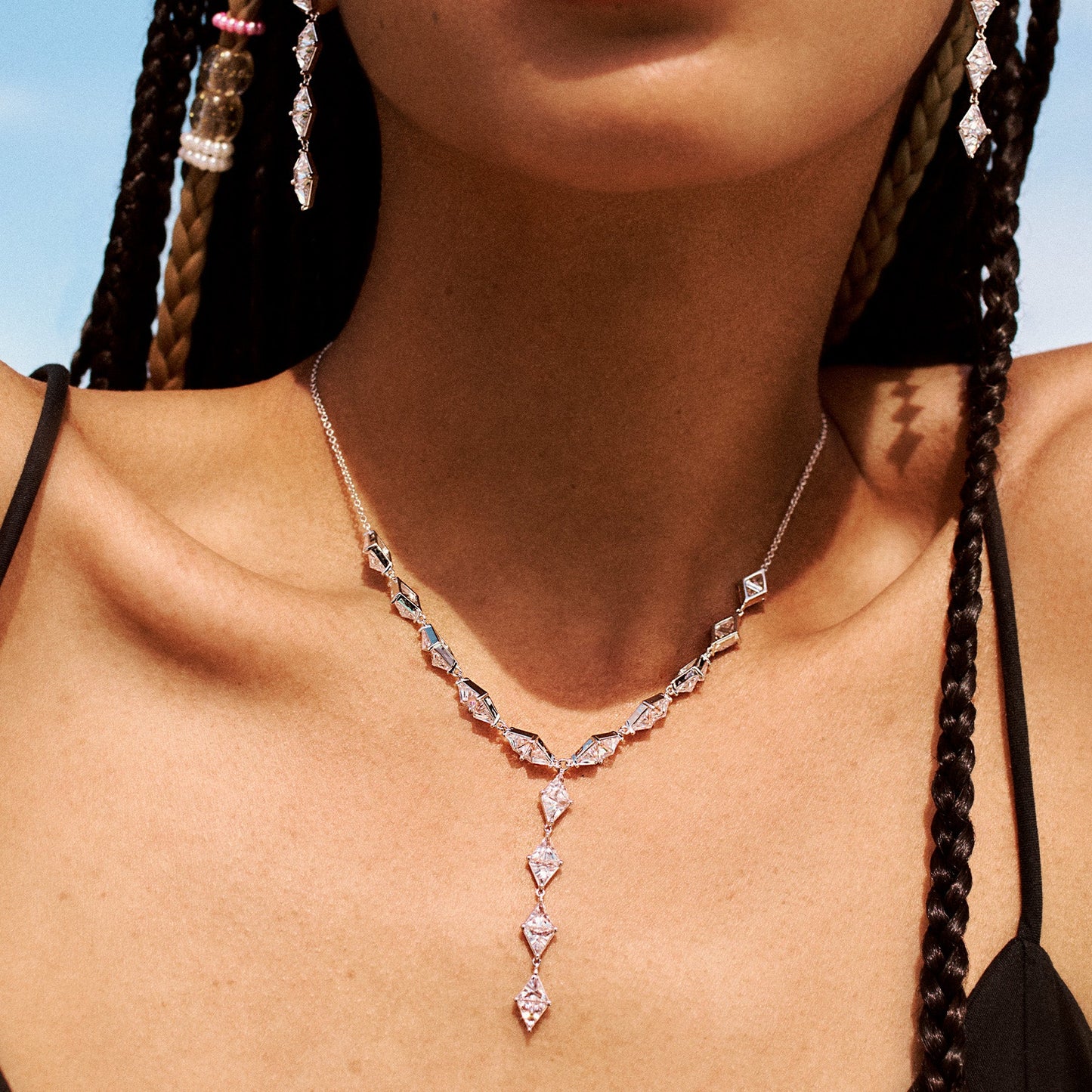 Rosato vittoria Tie necklace - Silver