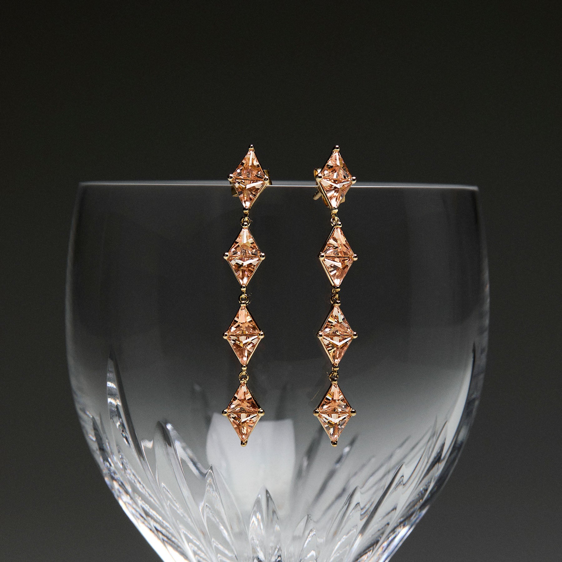 Rosato vittoria Long earrings - Yellow Gold