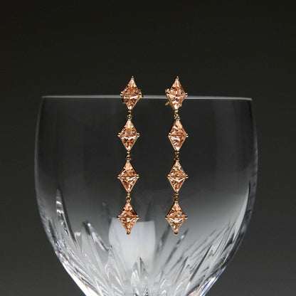 Rosato vittoria Long earrings - Yellow Gold