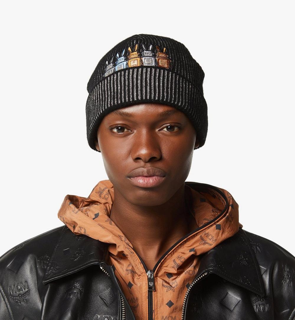 MEHGSMM01BK001-Rabot Beanie in Lurex Wool|BLACK