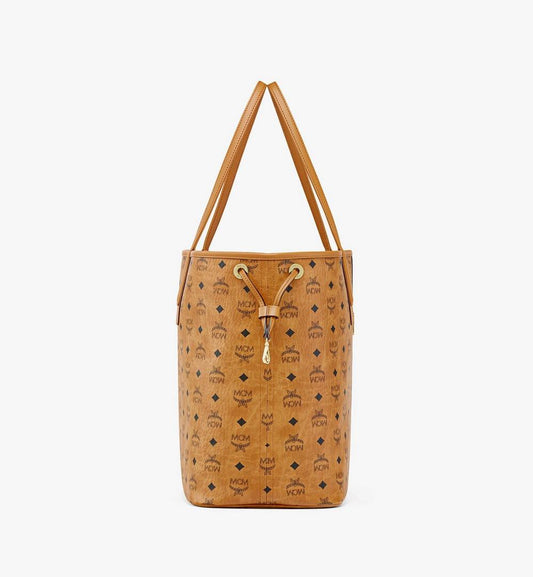 MWPCSVI02CO001-Reversible Liz Shopper in Visetos|COGNAC
