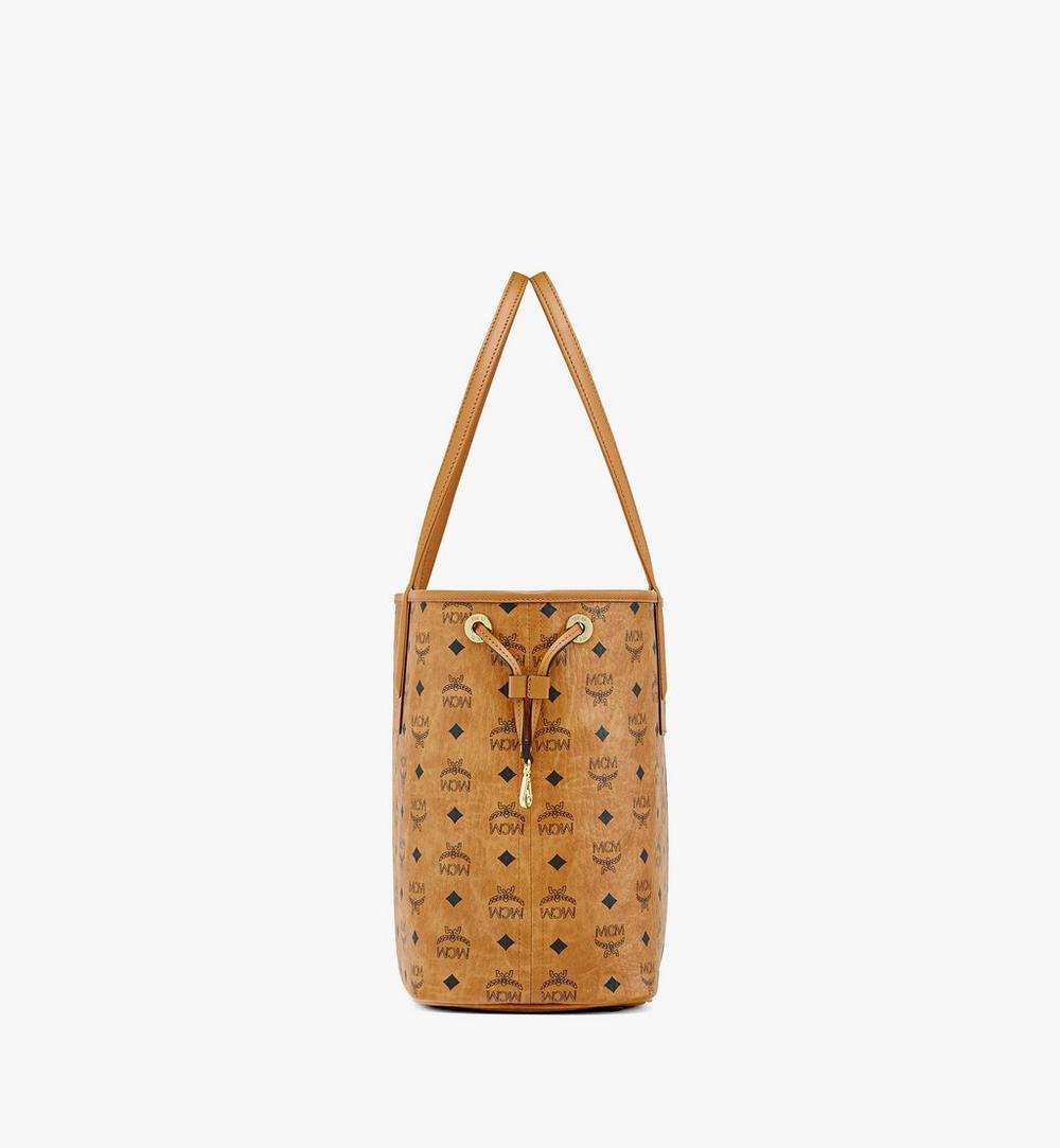 MWPCSVI01CO001-Reversible Liz Shopper in Visetos|COGNAC