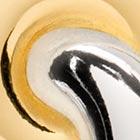 KM900-Interlock Studs-Silver Gold