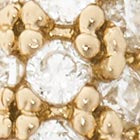 WBRUH996-PAVE MINI HUGGIES-Clear/Gold