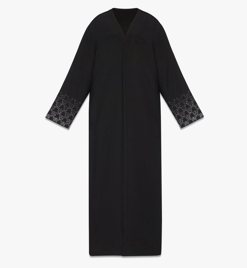 MFJFSMM06BK042-Silk Robe|BLACK