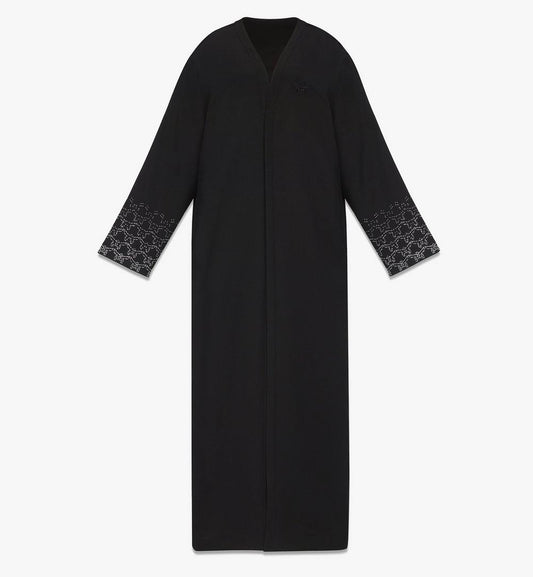 MFJFSMM06BK042-Silk Robe|BLACK