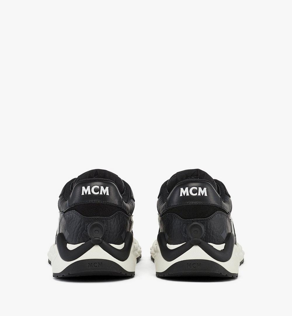 MESESAH02BK038-Skywander Sneakers in Visetos|BLACK