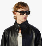 MEGEAMM07CM001-Square Sunglasses|DARK HAVANA