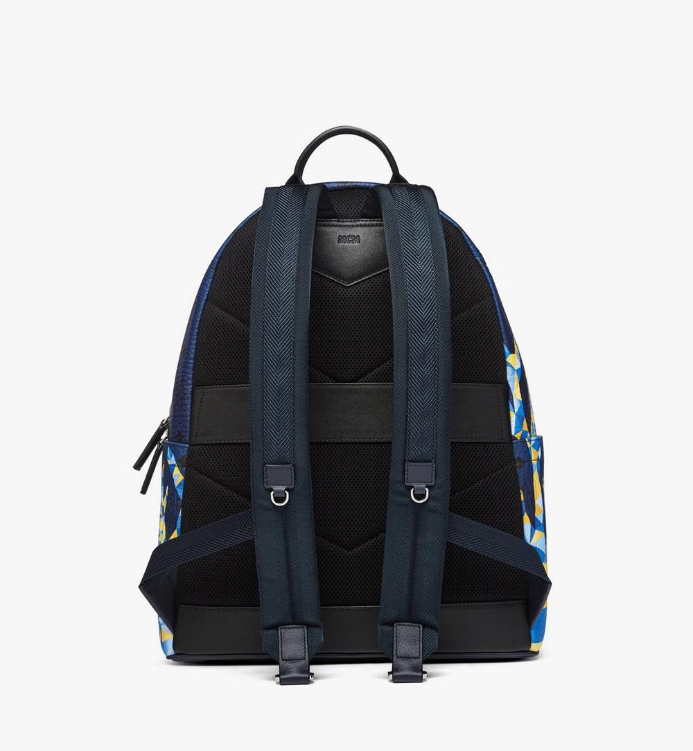 MMKFSVE02VC001-Stark Backpack in Cubic Coral Visetos|NAVY BLAZER