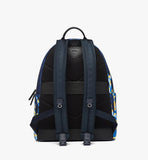 MMKFSVE02VC001-Stark Backpack in Cubic Coral Visetos|NAVY BLAZER