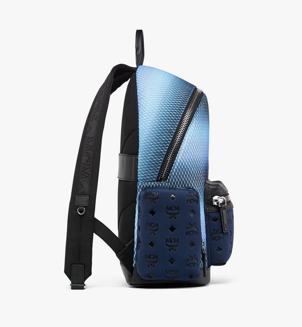 MMKFSVE071A001-Stark Backpack in Gradation Mesh and Monogram Neoprene|SURF BLUE