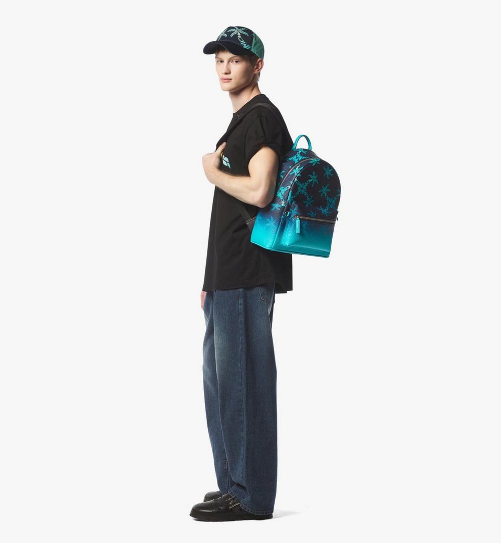 MMKFSVE041B001-Stark Backpack in Gradation Palm Canvas|CERAMIC