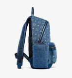 MMKFAVE04HD001-Stark Backpack in Monogram Denim Jacquard|DENIM BLUE