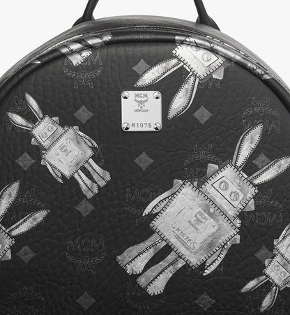 MMKGSVE06BK001-Stark Backpack in Rabot Visetos|BLACK