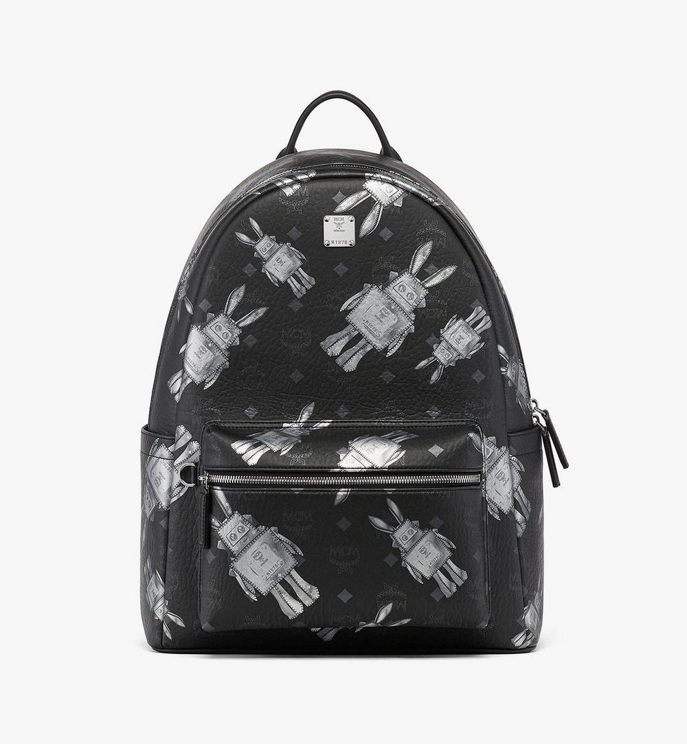 MMKGSVE06BK001-Stark Backpack in Rabot Visetos|BLACK