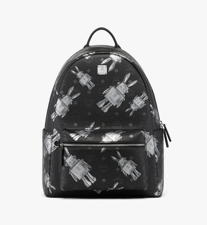 MMKGSVE06BK001-Stark Backpack in Rabot Visetos|BLACK