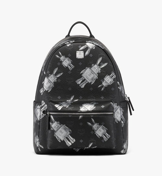 MMKGSVE06BK001-Stark Backpack in Rabot Visetos|BLACK
