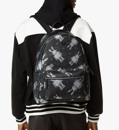 MMKGSVE06BK001-Stark Backpack in Rabot Visetos|BLACK