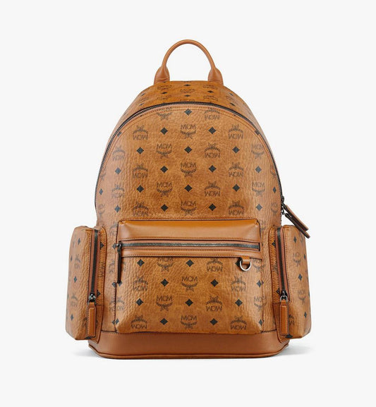 MMKFSVE05CO001-Stark Backpack in Visetos|COGNAC