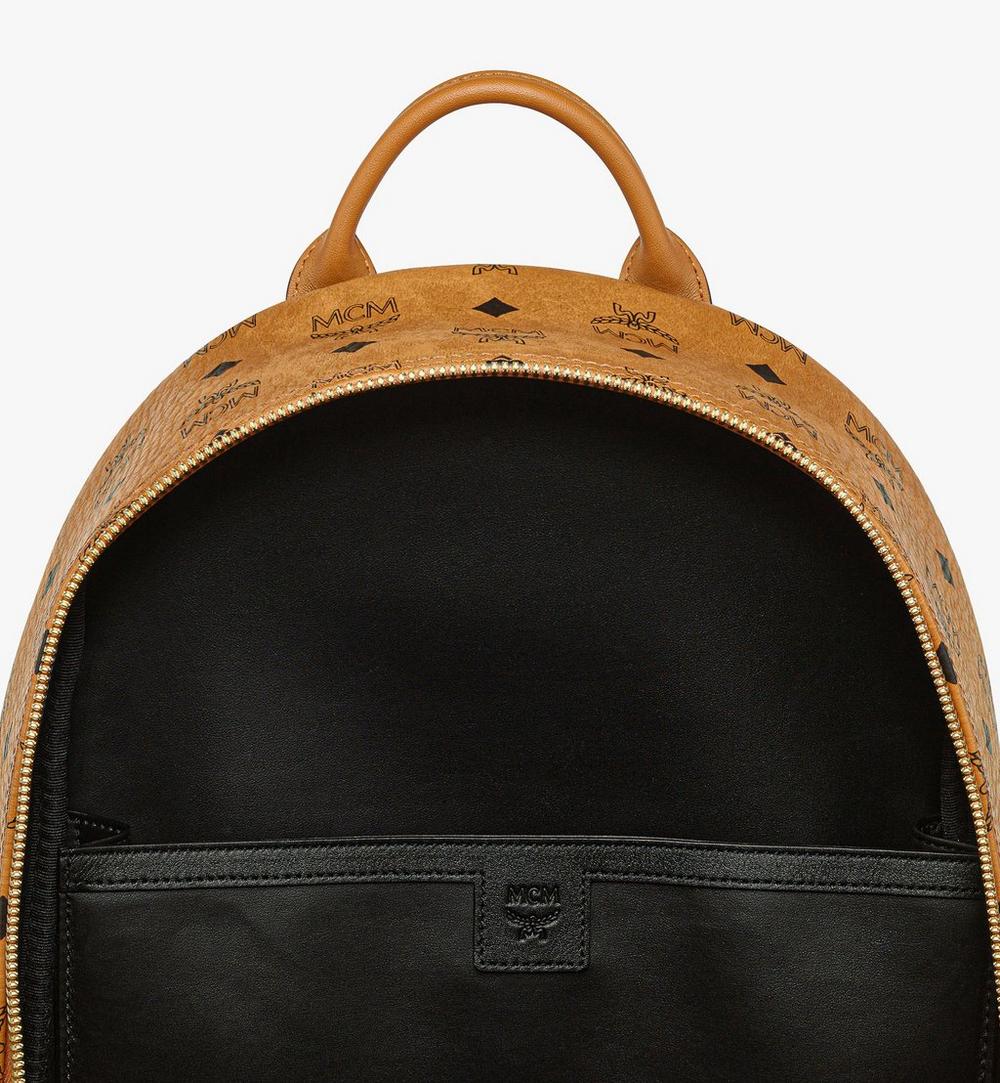 MMKEAVE12CO001-Stark Side Studs Backpack in Visetos|COGNAC