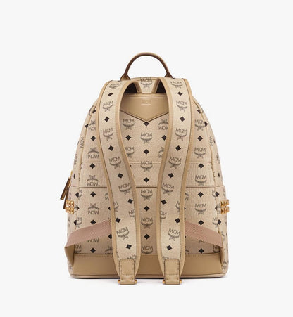MMKEAVE12IG001-Stark Side Studs Backpack in Visetos|BEIGE