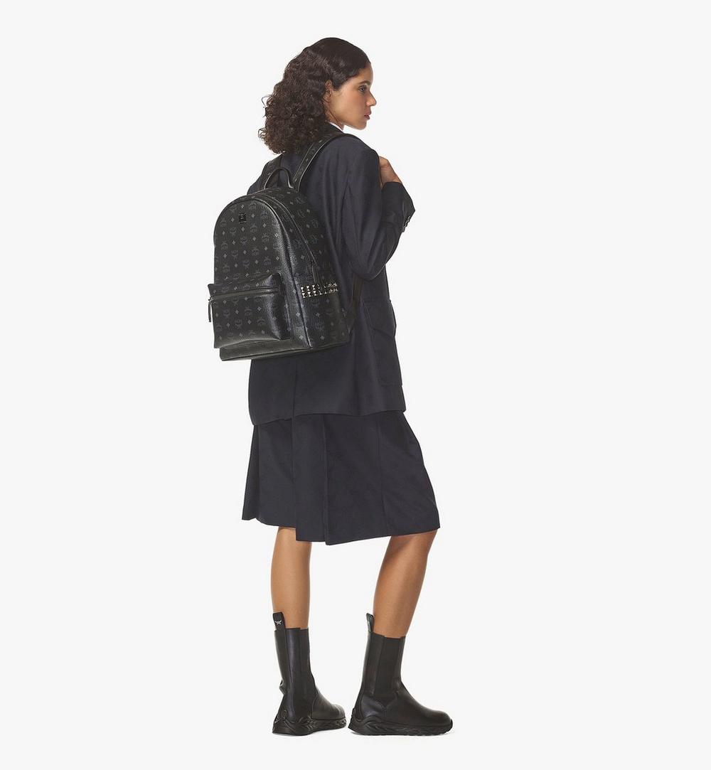 MMKEAVE12BK001-Stark Side Studs Backpack in Visetos|BLACK