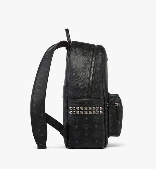 MMKEAVE12BK001-Stark Side Studs Backpack in Visetos|BLACK