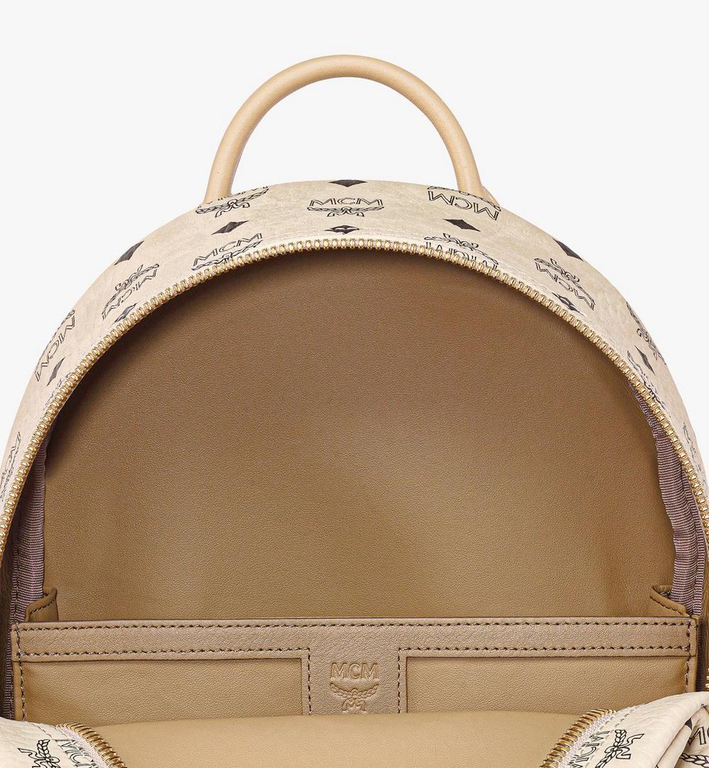 MMKEAVE15IG001-Stark Side Studs Backpack in Visetos|BEIGE