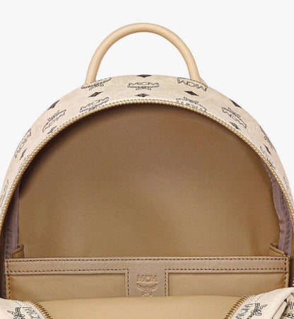 MMKEAVE15IG001-Stark Side Studs Backpack in Visetos|BEIGE