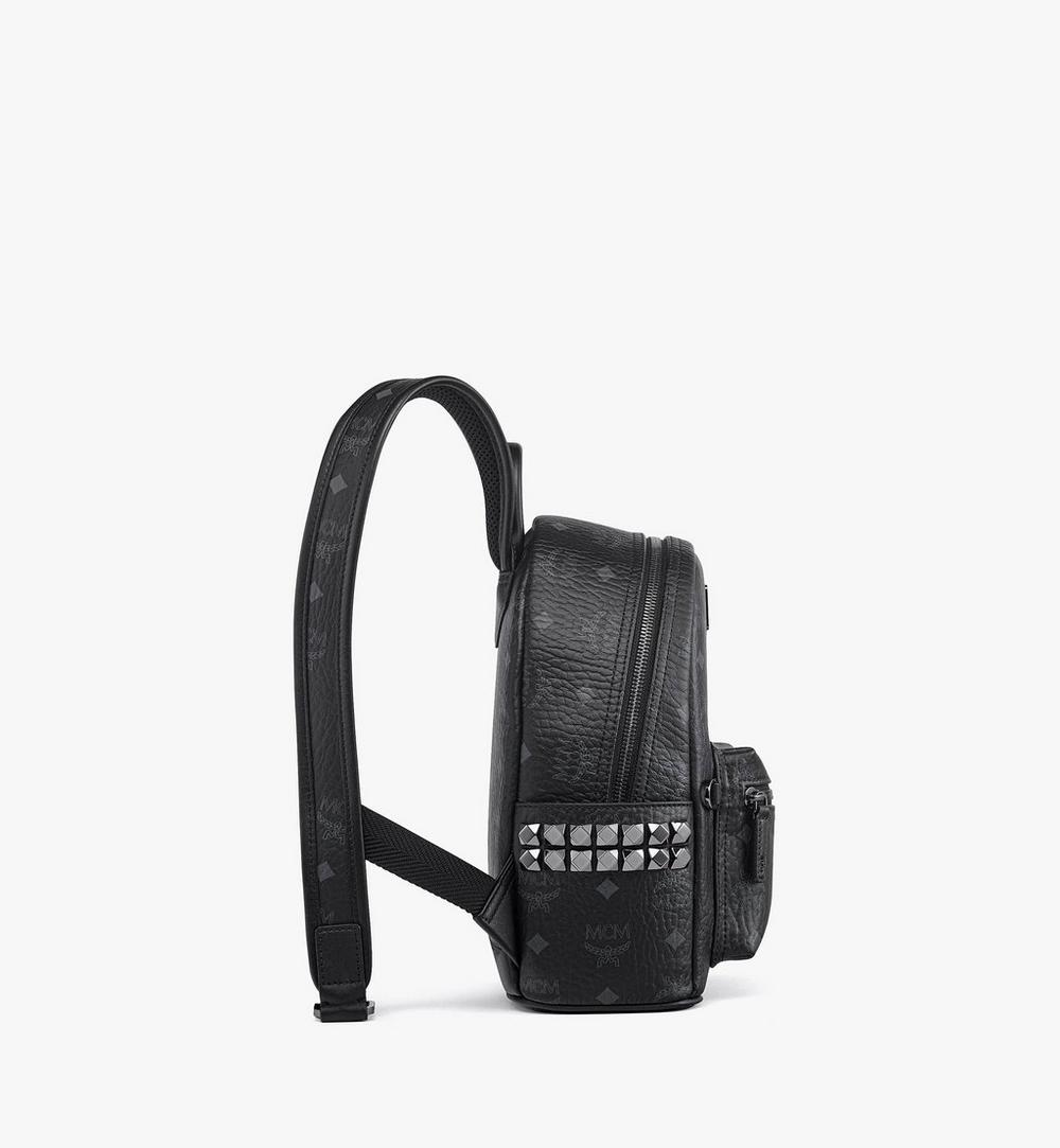 MMKEAVE16BK001-Stark Side Studs Backpack in Visetos|BLACK
