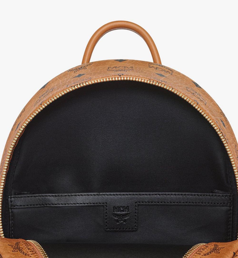 MMKEAVE15CO001-Stark Side Studs Backpack in Visetos|COGNAC