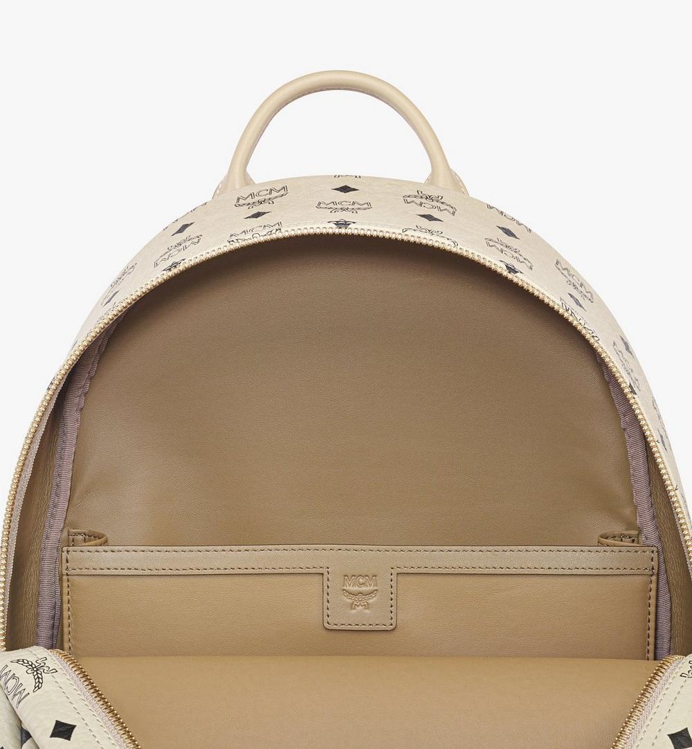 MMKEAVE12IG001-Stark Side Studs Backpack in Visetos|BEIGE
