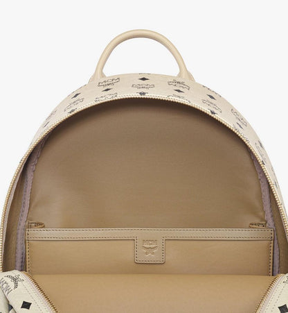 MMKEAVE12IG001-Stark Side Studs Backpack in Visetos|BEIGE