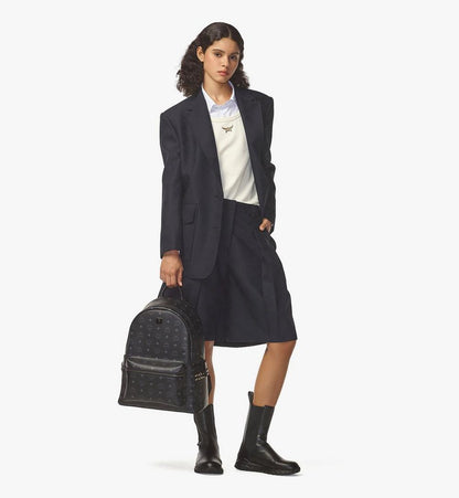 MMKEAVE12BK001-Stark Side Studs Backpack in Visetos|BLACK