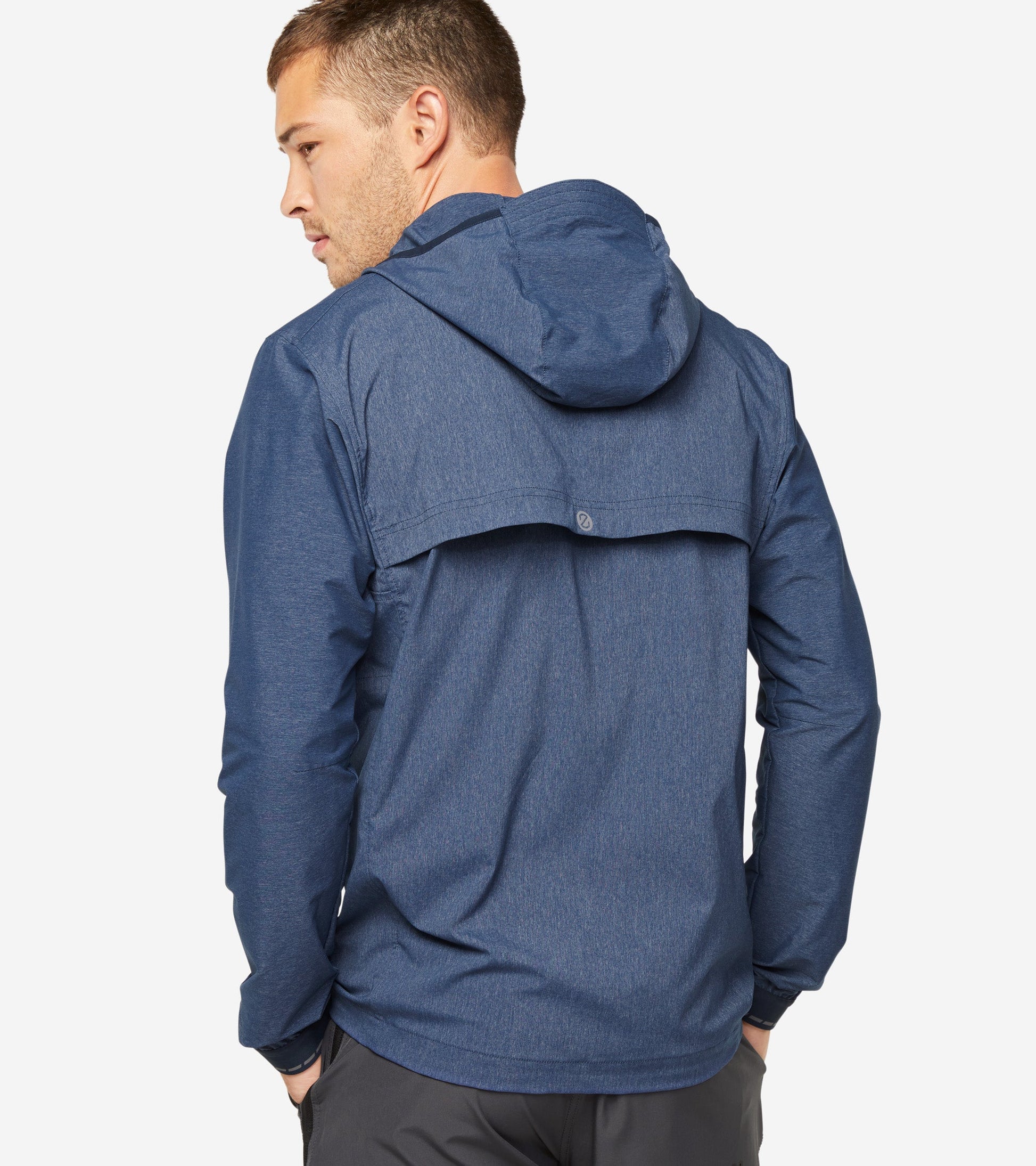 ColeHaan-ZERØGRAND Packable Running Jacket-t40193-Dress Blue